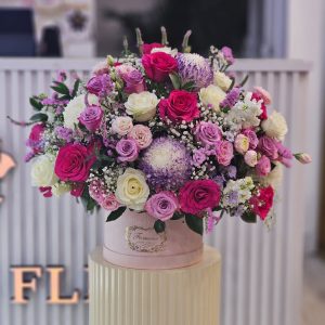 Enchanted Garden: Luxury Mixed Flower Box Arrangement